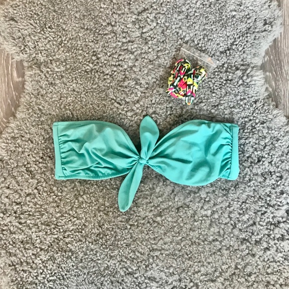VS strapless-or-not teal bikini top - Picture 3 of 7